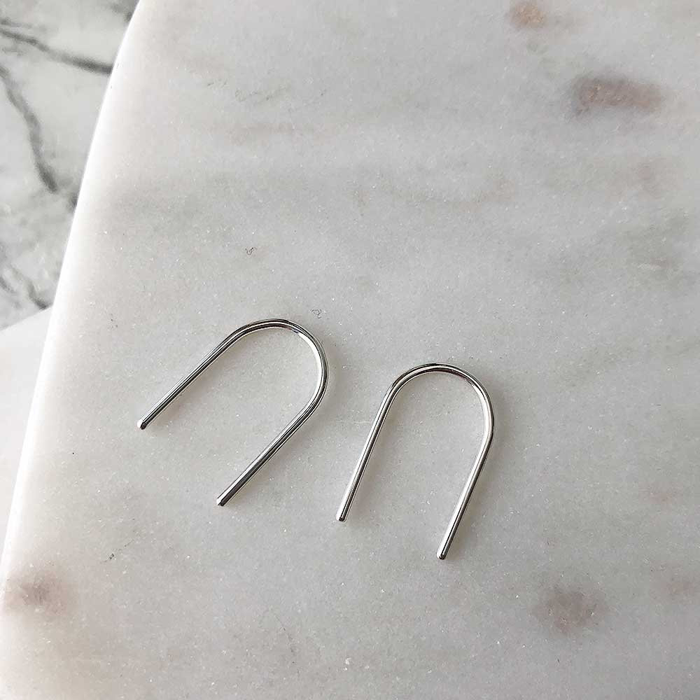 Ear Pins Sterling Silver Etsy
