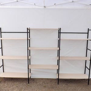 8' Display Wall - Craft show display - Portable shelves - art show display - tradeshow booth display