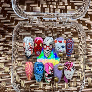 Custom character/Anime press on nails