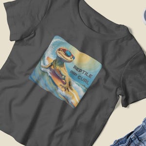 Bearded Dragon Reptile Kids T-Shirt | Lizard Lover | Reptile Rip Curl | Boys Gift
