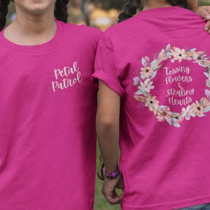 Petal Patrol Shirt | Girls T-Shirt | Flower Girl Shirts | Trendy Wedding Gift | Flower Girl Gift Proposal | Petal Princess | Tossing Flowers