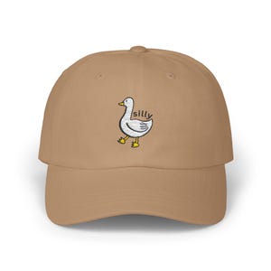 Embroidered Silly Goose Cap | Humorous Baseball Cap | Silly Goose Dad Hat | Funny Goose Gift | Minimalist | Wildlife | Embroidered Gift