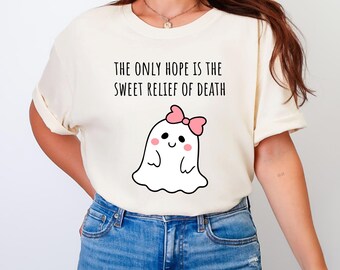Pastel Goth Shirt | Pastel Ghost Shirt | Pastel Goth Girl | Soft Goth TShirt | Mall Goth T-Shirt | Goth Clothes | Emo Shirt | Ghost Tee