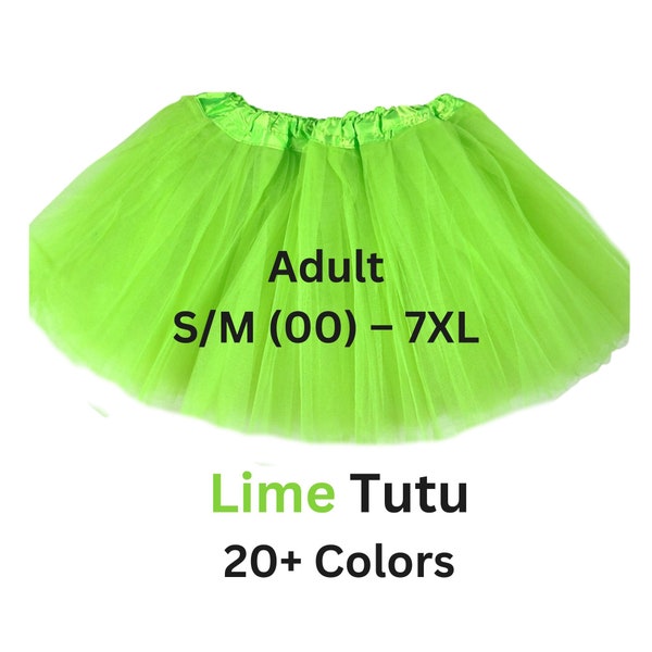 Tutu, Lime adult, teen tutu, womens tutu, plus size, adult tulle skirt, costume, engagement, cosplay