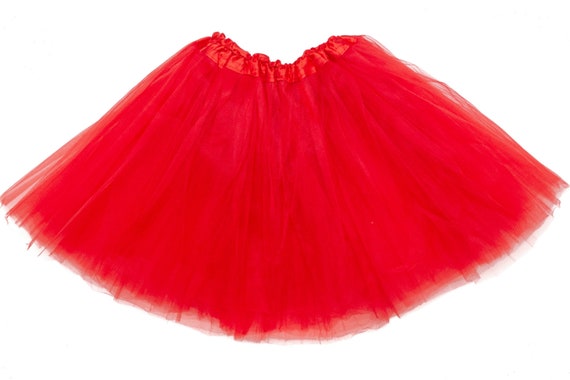 Red 4-Layer ADULT Tutu tutu skirt for women running tutu | Etsy