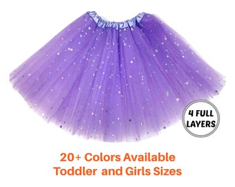 Tutu, Halloween tutu, lavender girls Tutu, Star Tutu, Tulle Skirt, Halloween, trick or treat, tutus for girls
