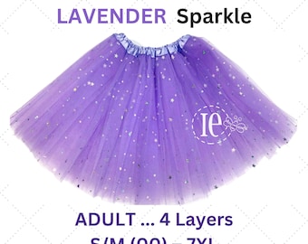 RESERVED ... Sparkle Lavender Adult Tutu Additions