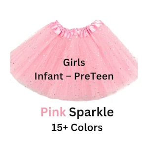 Tutu, Star Tutu, Pink Tutu, Sparkle Tutu, tulle skirt, infant tutu, tutus for girls, daughter gift