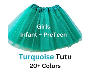 Tutu, Dark Turquoise tutu, tutus for girls, tulle skirt, girls tutu, costume, granddaughter gift