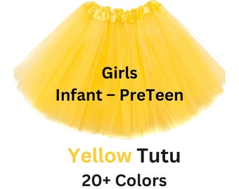 Tutu, Yellow tutu, tutus for girls, tulle skirt, girls tutu, costume, granddaughter gift