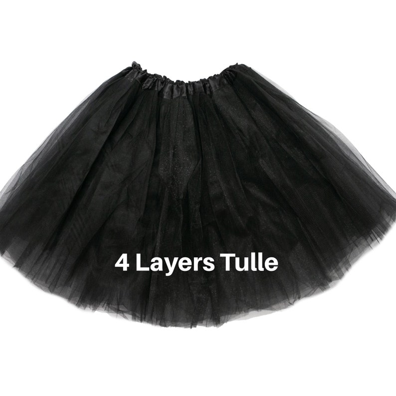 Tutu, Black tutu, Tutus for girls, tulle skirt, dress up, costume, granddaughter gift 
