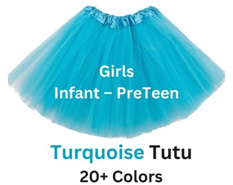 Tutu, Turquoise tutu, tutus for girls, tulle skirt, girls tutu, costume, granddaughter gift