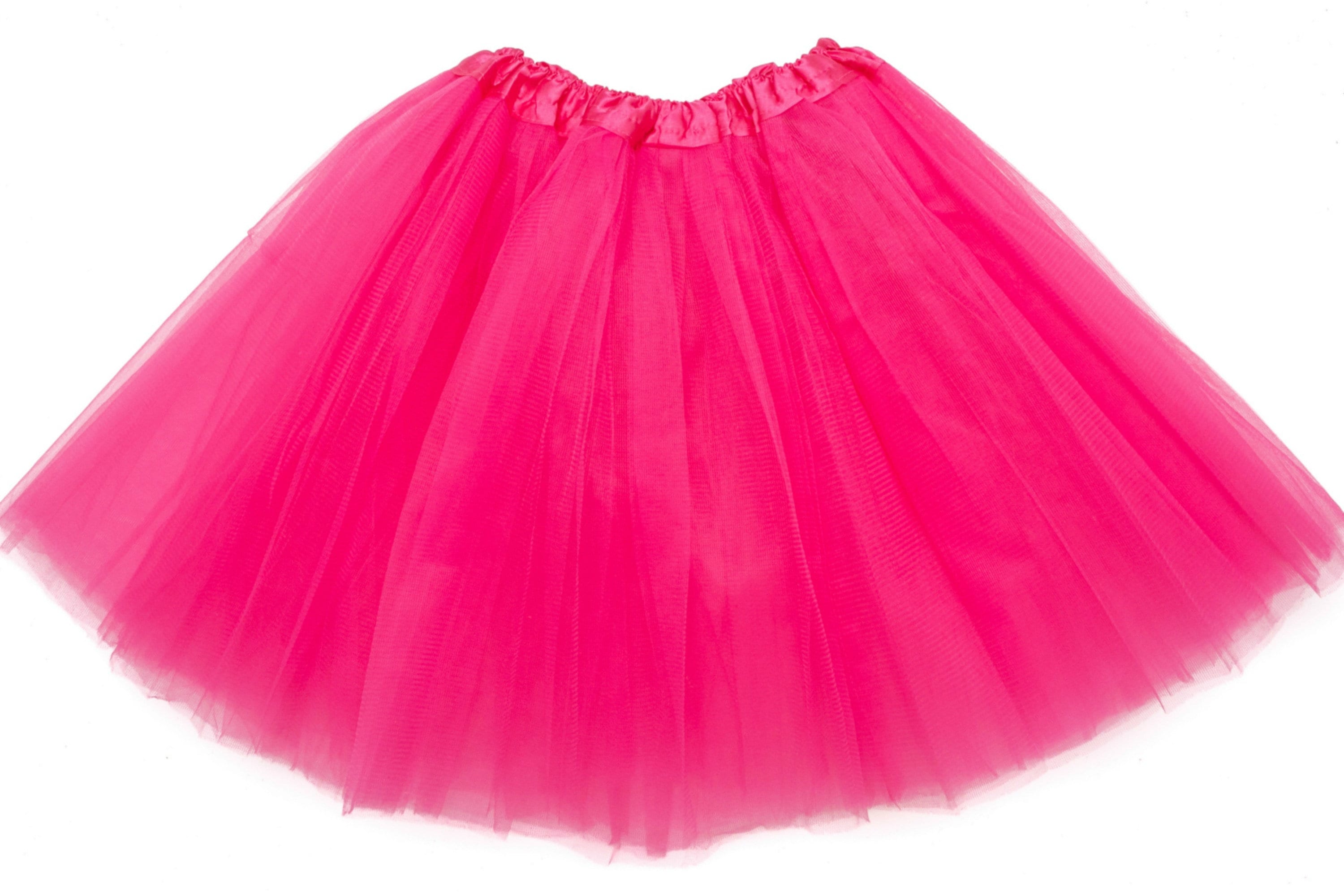Hot Pink 4-Layer ADULT Tutu tutu skirt for women running | Etsy