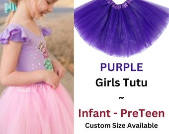 Tutu, Purple tutu, tutus for girls, tulle skirt, girls tutu, costume, granddaughter gift