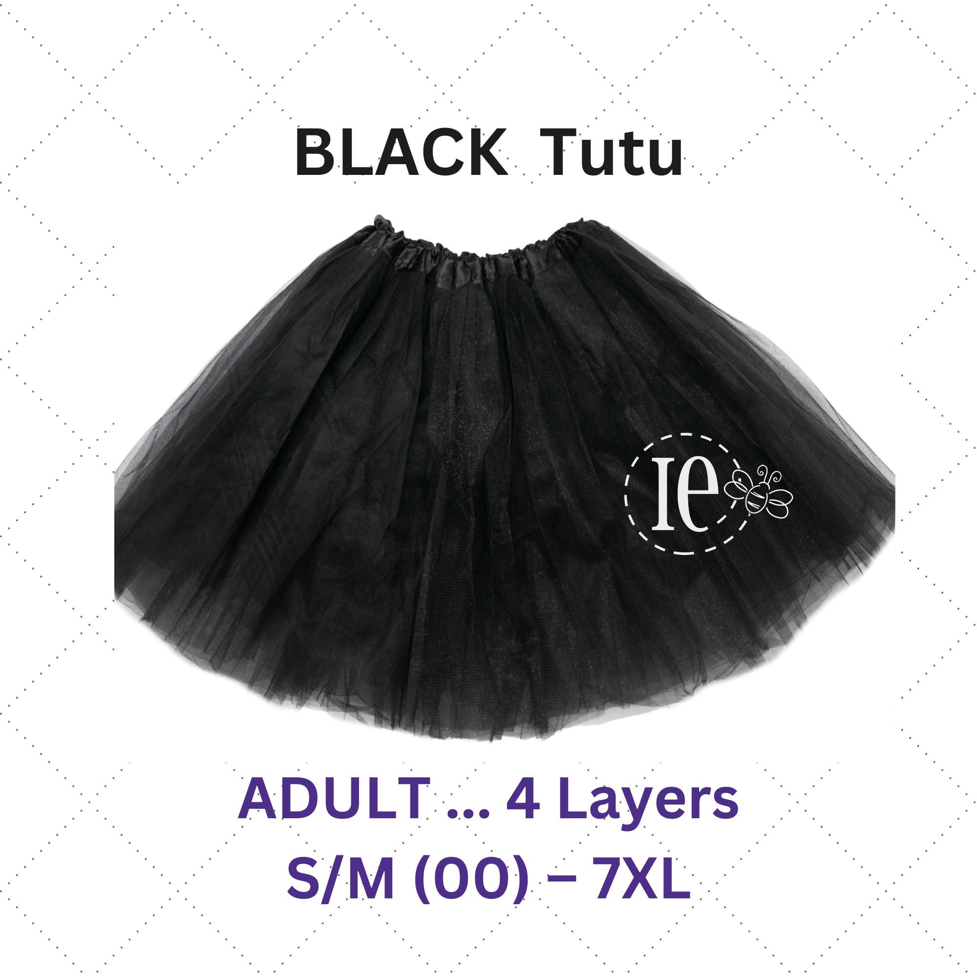 Black Plus Size Tutu