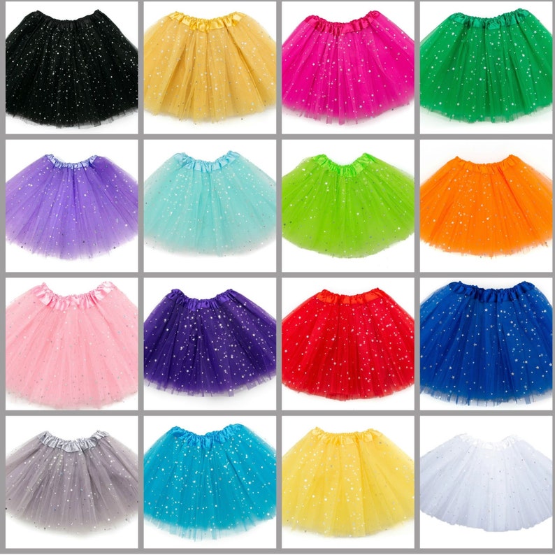 Tutu, Star Tutu, Hot Pink Tutu, Sparkle Tutu, tulle skirt, infant tutu, tutus for girls, daughter gift Bild 3