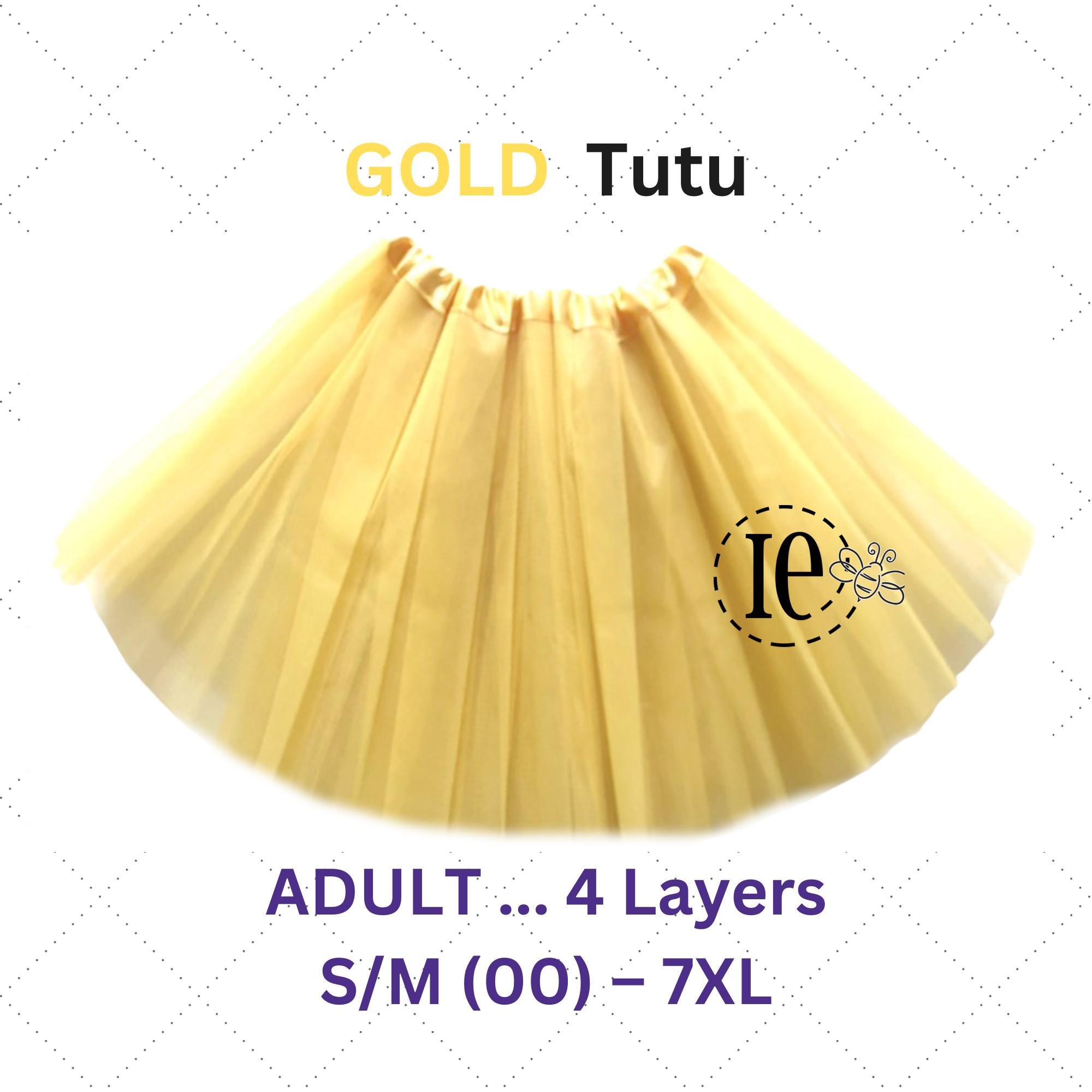 Adult Gold Tutu Dress - Etsy