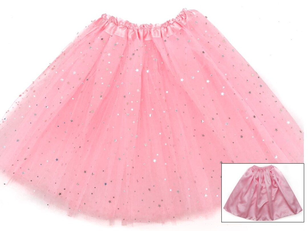 Pink Sparkle XXL Tutu Matching Slip / 4-layers / Waist - Etsy