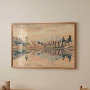Katsushika Hokusai Poster - Japanese Exhibition Art, Hokusai Print as Japandi Artwork, Japanese Landscape Wall Art