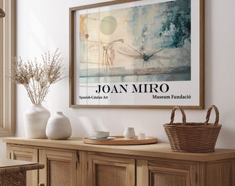 ジョアン・ミロのアートプリント、ミロ風のプリント可能なウォール