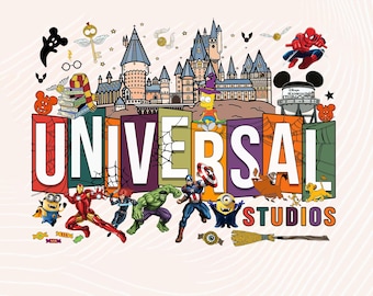 Universal Studios Halloween PNG: Family Vacation Shirt Design (Digital Download