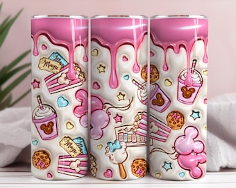 Snack gonfiabile 3D da 20 once, sottile, in tumbler (download digitale)