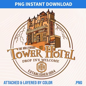 Hollywood Studios PNG: Mickey & Friends Family Vacation-ontwerp (digitale download)