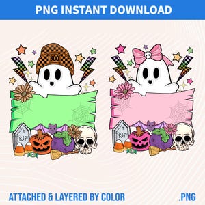 Personalized Halloween PNG: Custom Kid Name Design (Digital Download