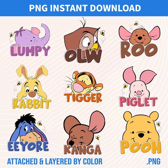 Baby Winnie The Pooh Characters Names