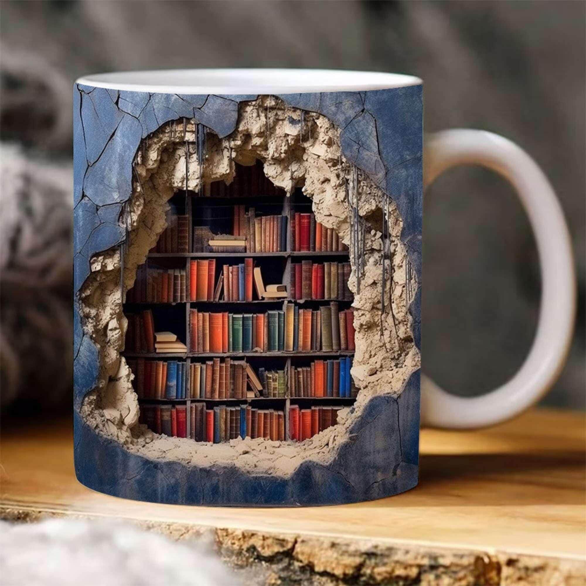 Bookshelf mug