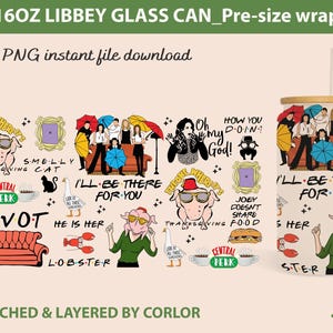 Vrienden geven sublimatieontwerpen, thanksgiving png, 16oz Libbey Glass Can, Friends Come Together, tv-T-shirtontwerpen, tv-T-shirtontwerpen, png PNGEgg