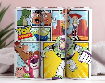Vaso de Toy Story de 20 oz, diseño de sublimación PNG (descarga digital)