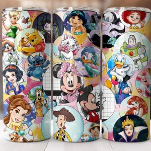 Envoltura de vaso de dibujos animados, vaso de película de dibujos animados de 20 oz, envoltura de vaso delgada, envoltura de vaso llena, dibujos animados PNG, vaso de castillo mágico, descarga PNG