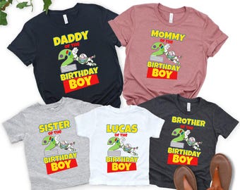 Custom Toy Story Birthday PNG: Family Matching Squad (PSD File Included)