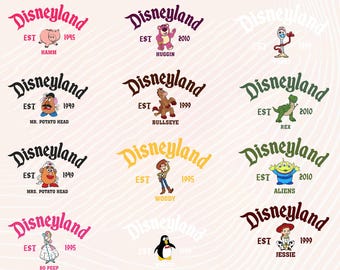Toy Story Disneyland Trip PNG Bundle (Digital Download)