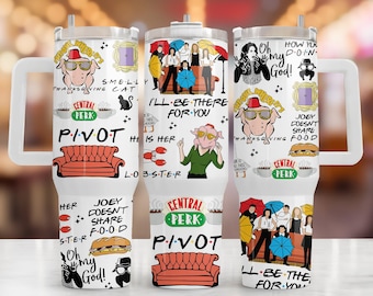 Friends 40oz Tumbler PNG: Sublimation Design (Digital Download)