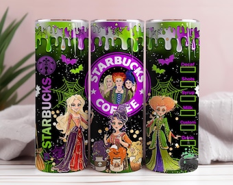 Horror Character Tumbler PNG File: Spooky Halloween Design (Digital Download