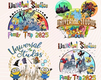 Universal Studios 2026 Trip PNG Bundle (Digital Download)