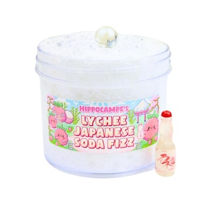 Lychee Japanese Soda Fizz Slime (Scented)