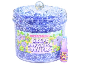 Grape Japanese Soda Fizz Slime (Scented)
