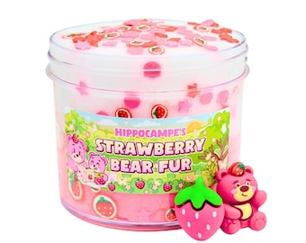 Gelée de fourrure d'ours aux fraises (parfumée)