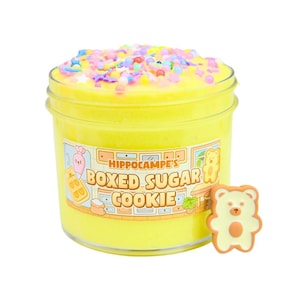 Slime de biscoito de açúcar em caixa (PERFUMADO)