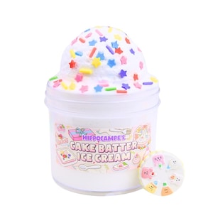 Cake Batter Ice Cream Slime (SCENTED)