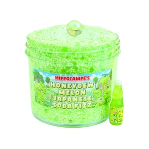 Honeydew Melon Japanese Soda Fizz Slime (Scented)