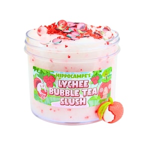 Lychee Bubble Tea Slush Slime (SCENTED)