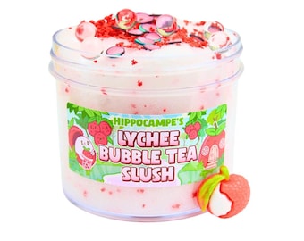 Lychee Bubble Tea Slush Slime (SCENTED)