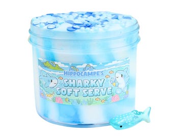 Slime de helado suave Sharky (con aroma)