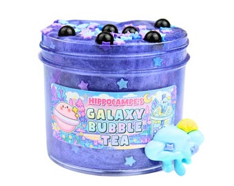 Galaxy Bubble Tea Slime