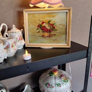 floral still life oil painting