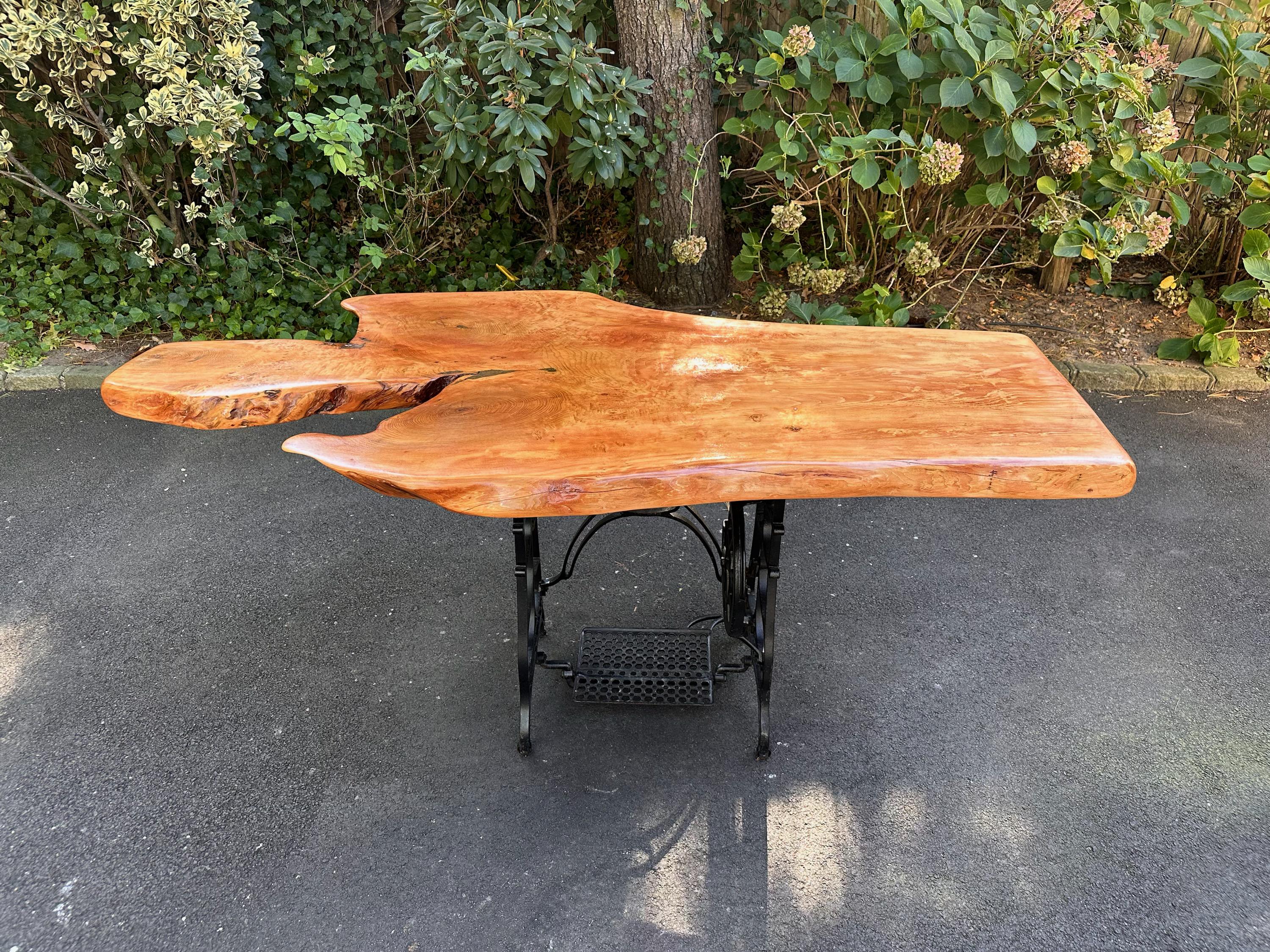 Live Edge Sewing Machine Table - Etsy